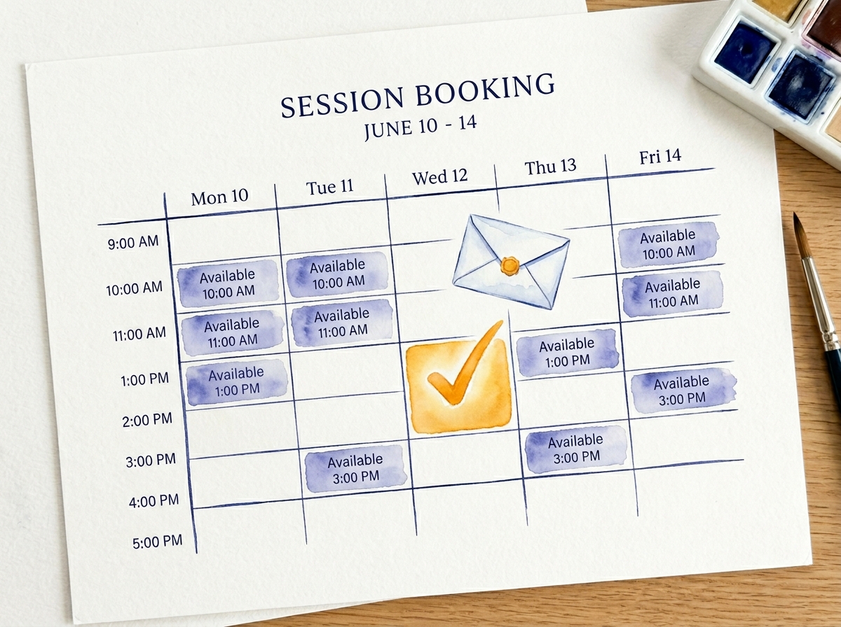 Session booking